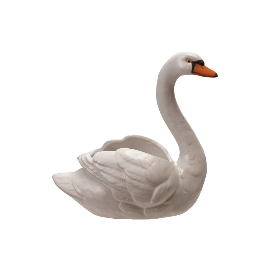 Small Swan Planter – Miss Daisy's Home