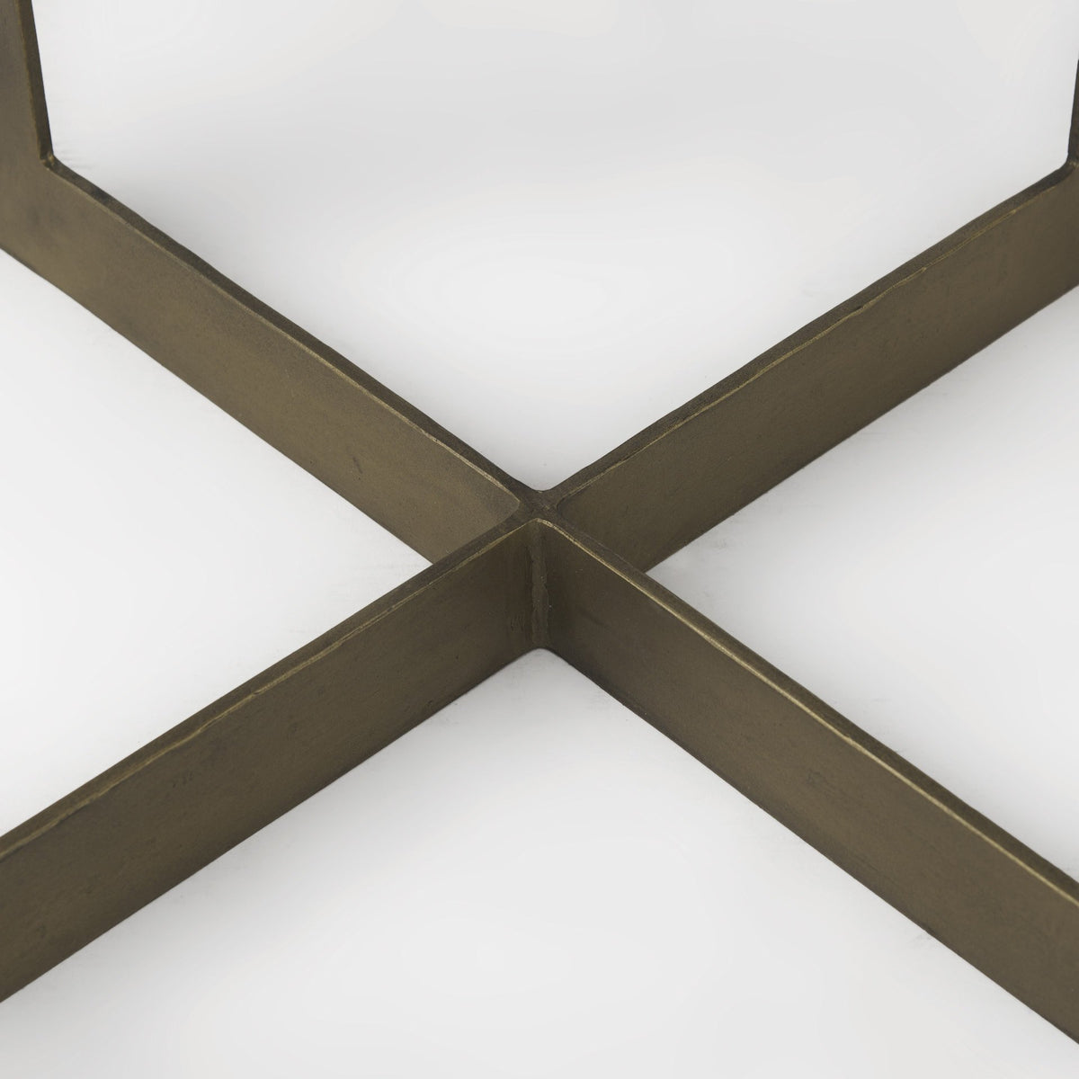 Faye (Set of 2) Barely Gray Finished Wood W/ Gold Metal Base Accent Tables — alternate view 8