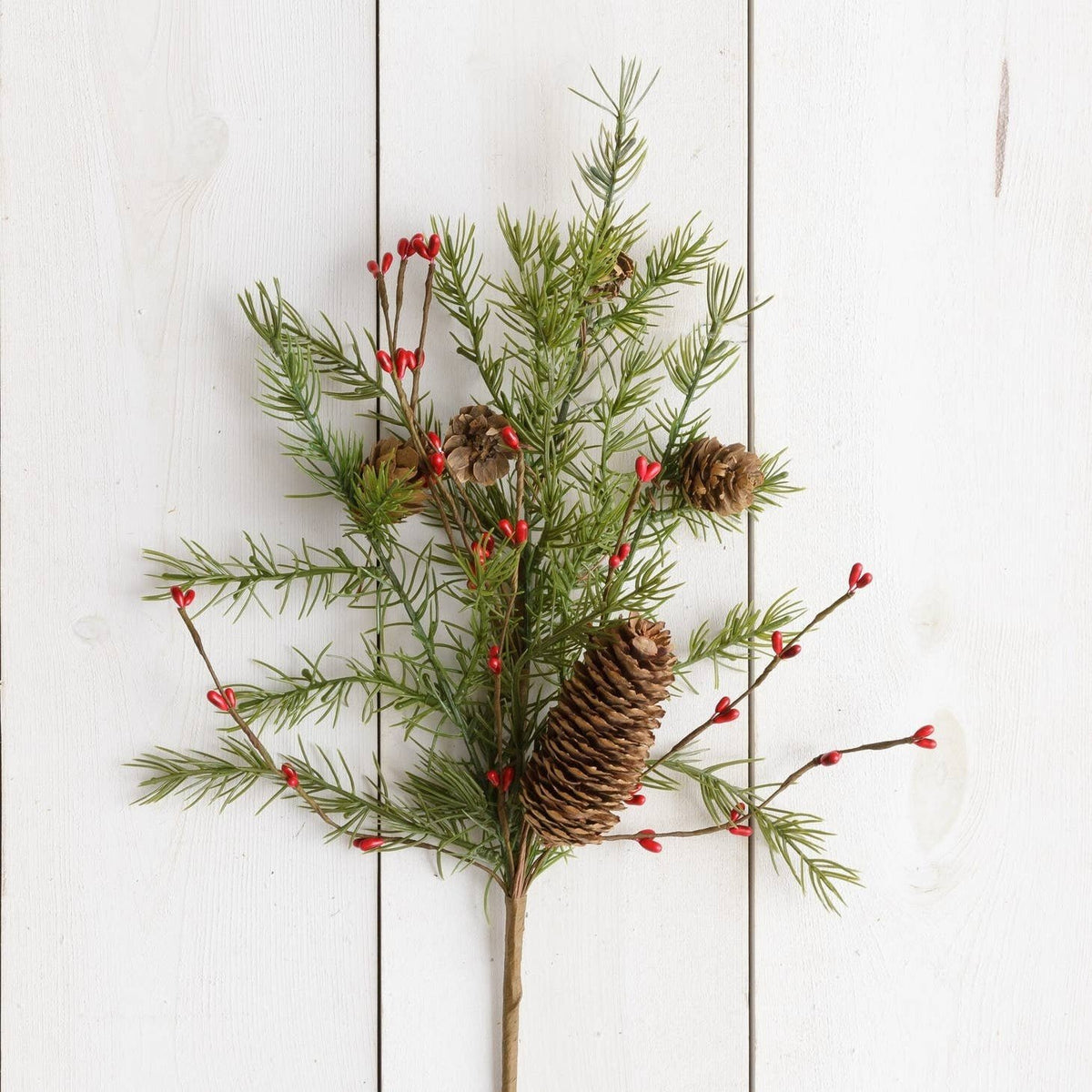Evergreens with Mini Cones and Berries Pick