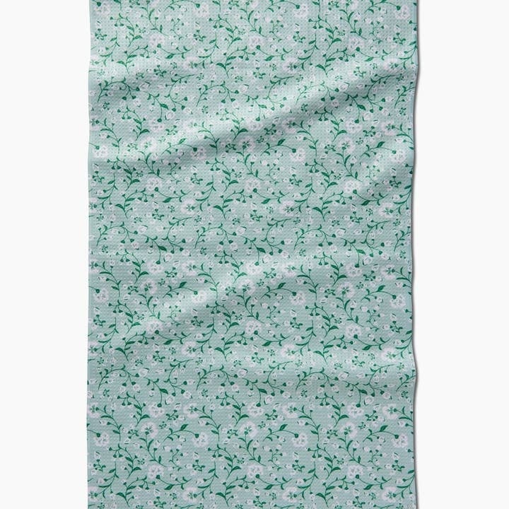 Plumbago Bloom Tea Towel — alternate view 3
