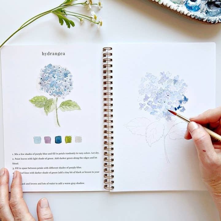 Flowers Watercolor Workbook — alternate view 3