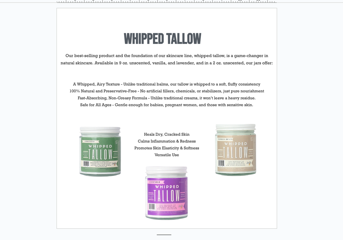 Lavender Whipped Tallow Moisturizer — alternate view 5
