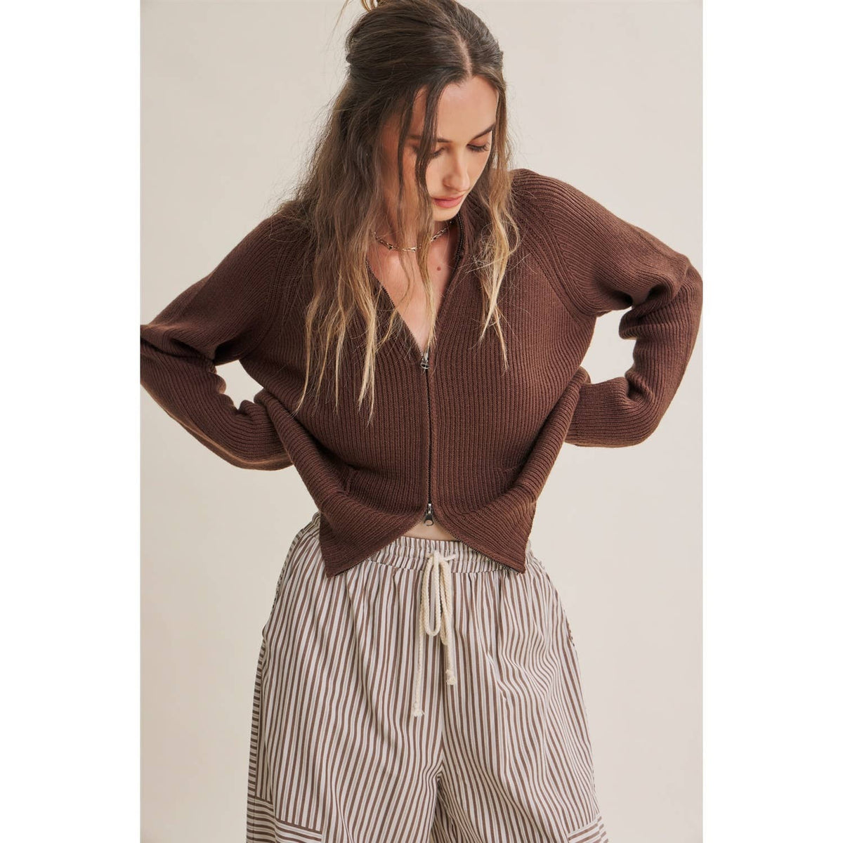 Striped Wide-Leg Pants — alternate view 7
