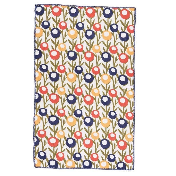Harvest Sunshine Blu Kitchen Tea Towel — alternate view 4