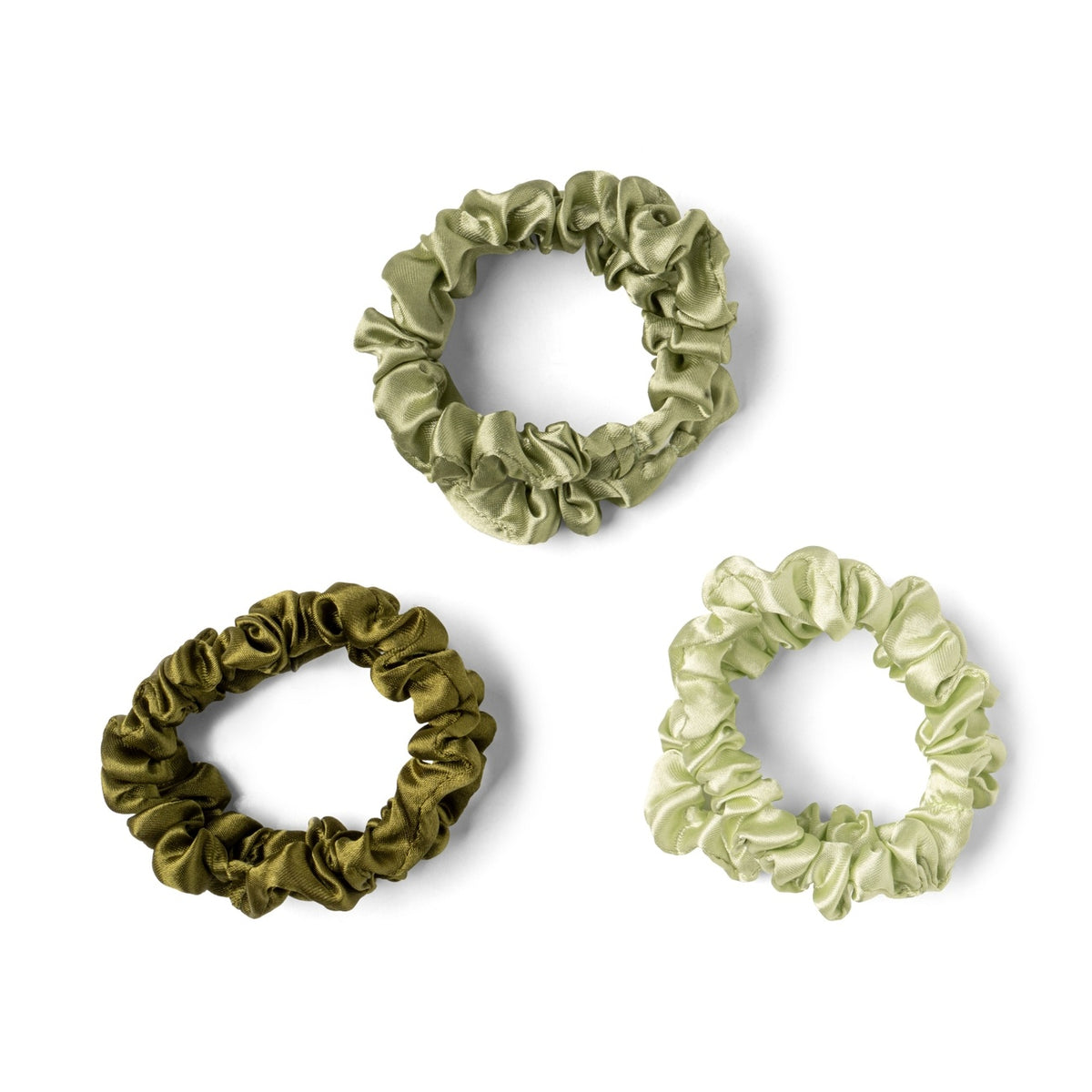 Take Care Satin Scrunchies Brown — alternate view 5