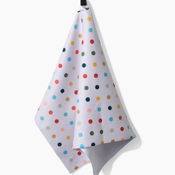 Retro Dot Tea Towel