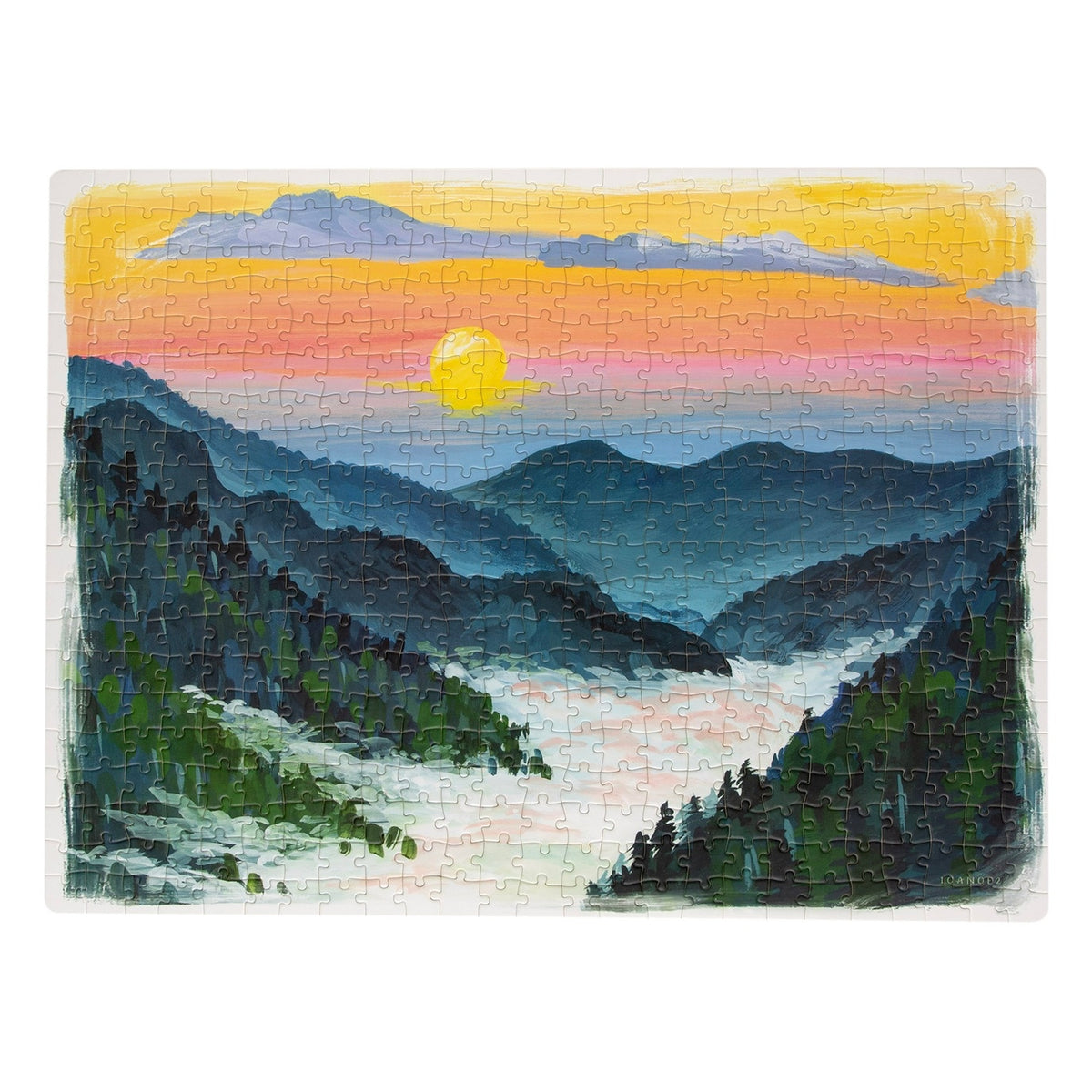 Great Smoky Mountains National Park - 500 Piece Jigsaw Puzzle — alternate view 5