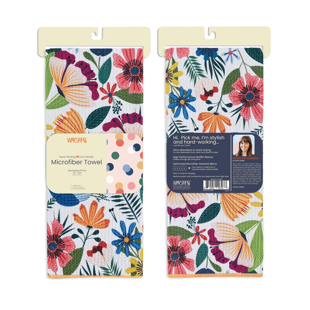 Fields of Flowers Dish Towel — alternate view 4
