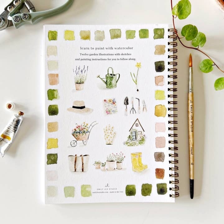 Garden Watercolor Workbook — alternate view 2