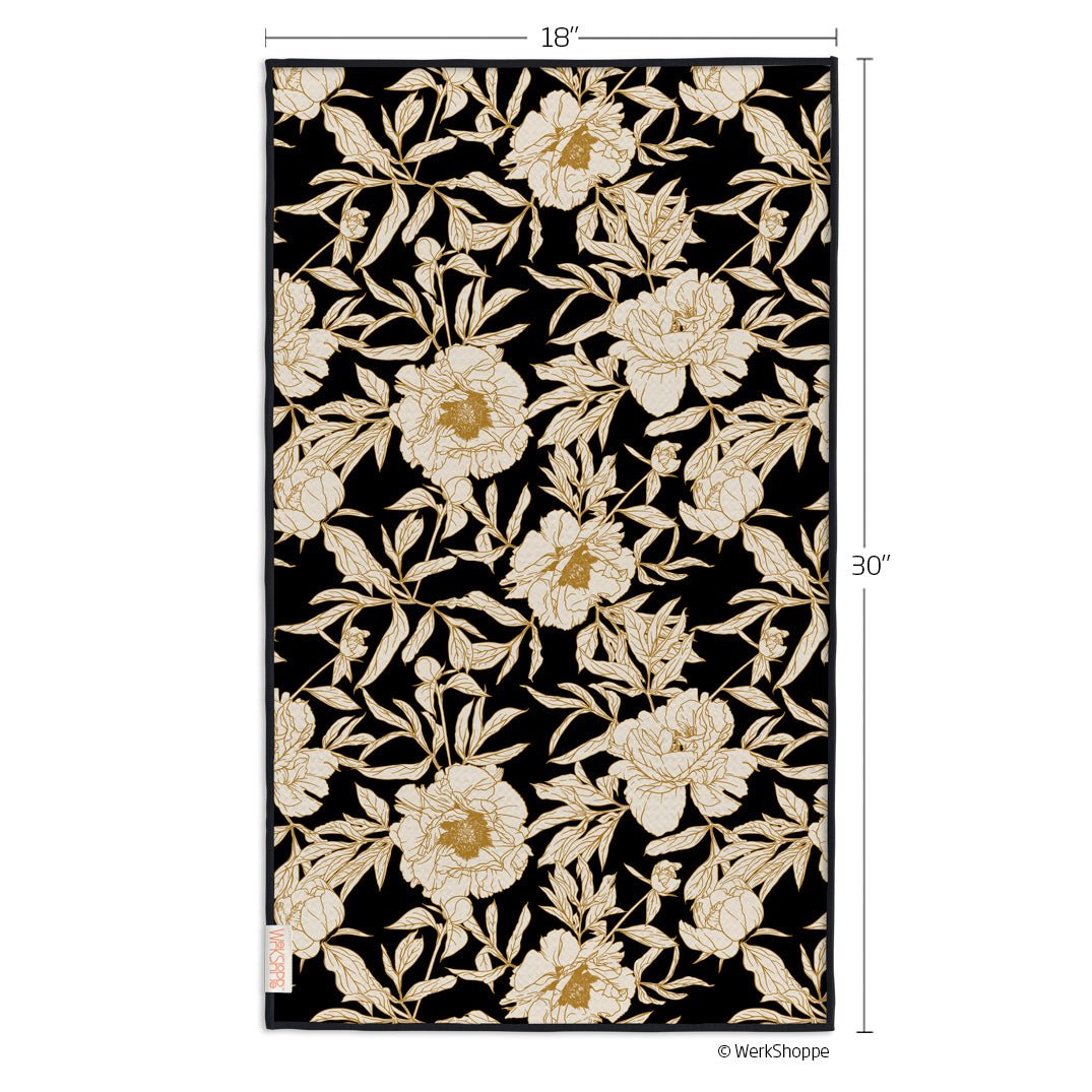 Ivory Roses Microfiber Kitchen Towel — alternate view 3