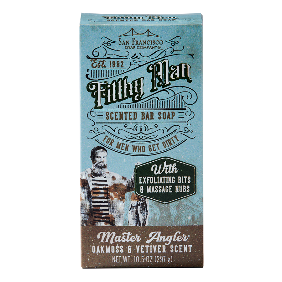 Filthy Man Bar Soap- Master Angler: Oakmoss & Vetiver