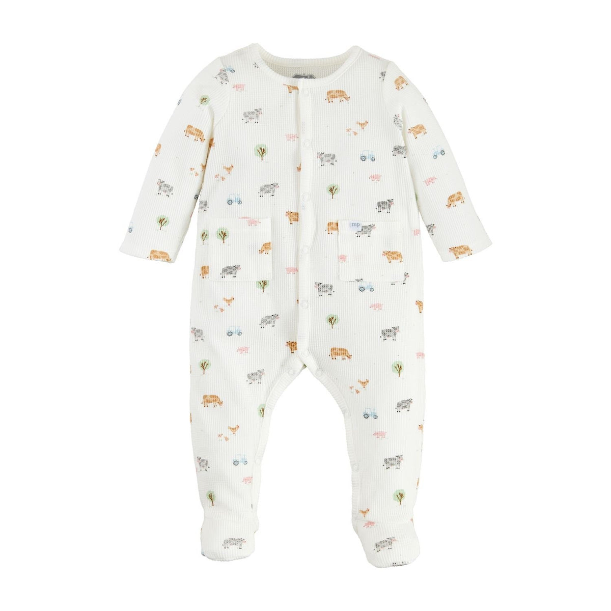 Ditsy Farm Print Baby Sleeper