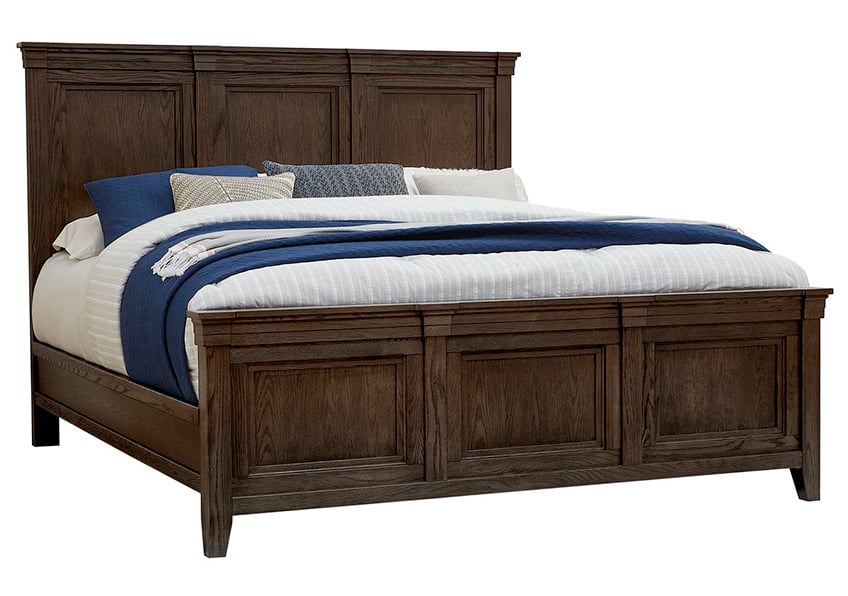 Queen Passageways Bed - Charleston Brown
