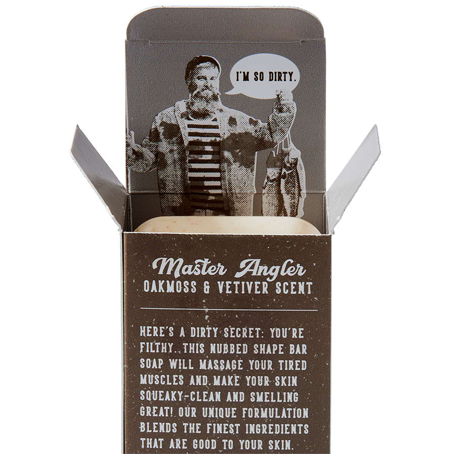Filthy Man Bar Soap- Master Angler: Oakmoss & Vetiver — alternate view 2