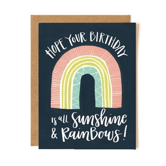 Sunshine Rainbow Birthday Card — alternate view 2