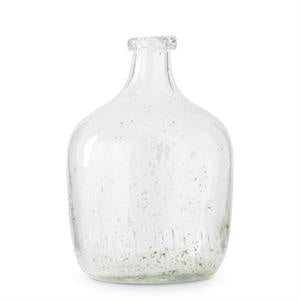 Large Textured Hand-Blown Glass Bottle
