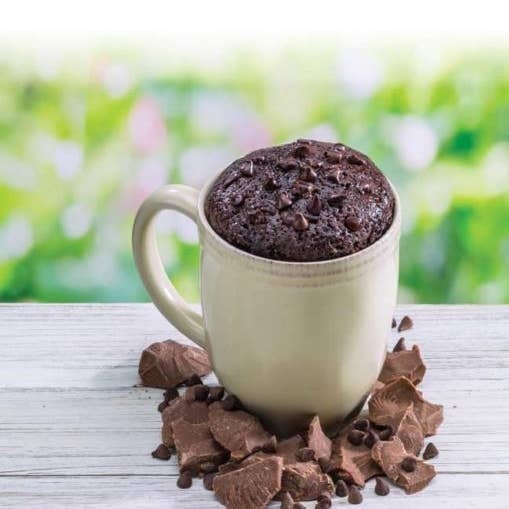 Double Chocolate Chip Brownie Microwave Single