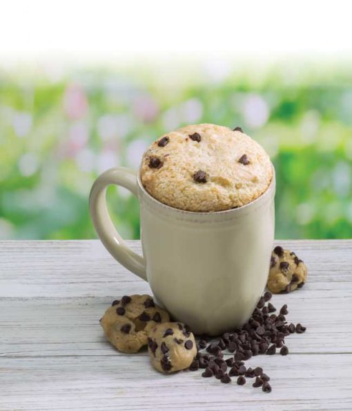 Chocolate Chip Cookie Dough Cake Microwave Single Serve