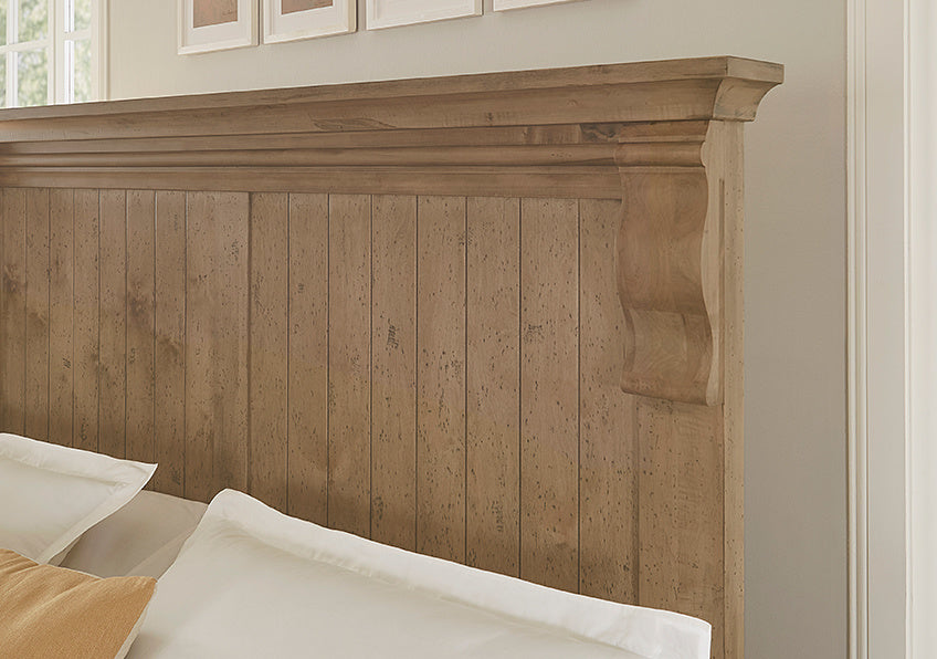 Carlisle Corbel King Bed:  Warm Natural — alternate view 3
