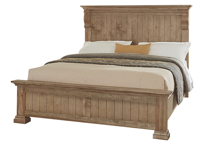Carlisle Corbel Queen Bed:  Warm Natural — alternate view 2