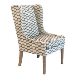 Felicia Arm Chair Grey / Geometric Beige — alternate view 4