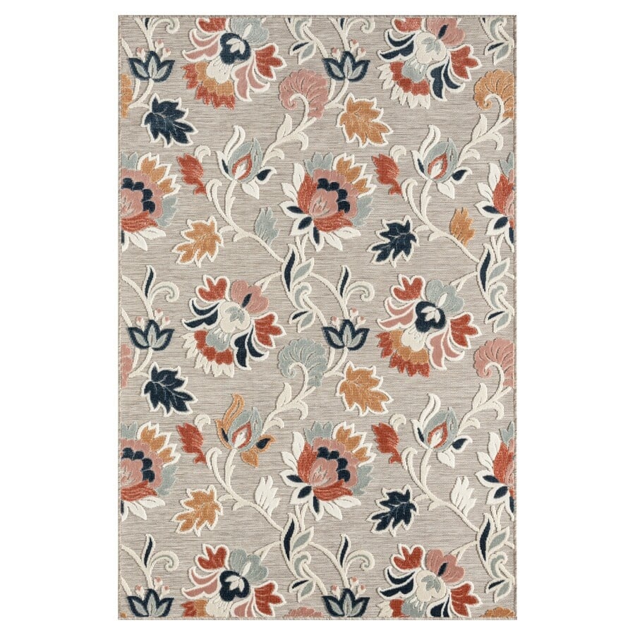 Veranda Beige/Multi 5' x 7' Area Rug