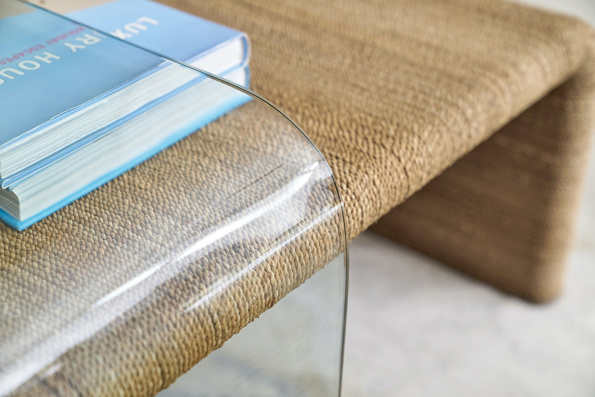Amani Rope and Glass Cocktail Table — alternate view 6