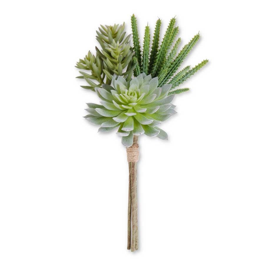 Green Assorted Succulent Bundle (3 Stems) — alternate view 2