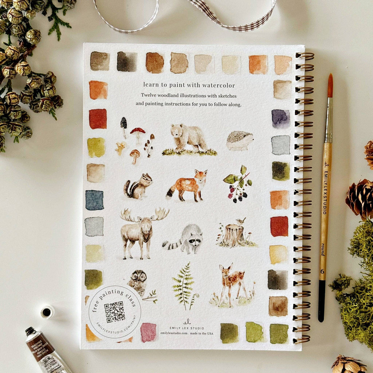 Woodland Watercolor Workbook — alternate view 2