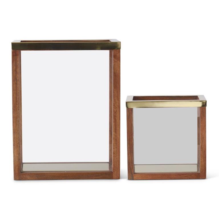 Handheld Lantern Rectangular Wood & Glass Rectangular Lantern – Miss Daisy's Home
