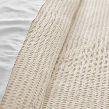 Cloud Cream Waffle Comforter Set Full/Queen — alternate view 2