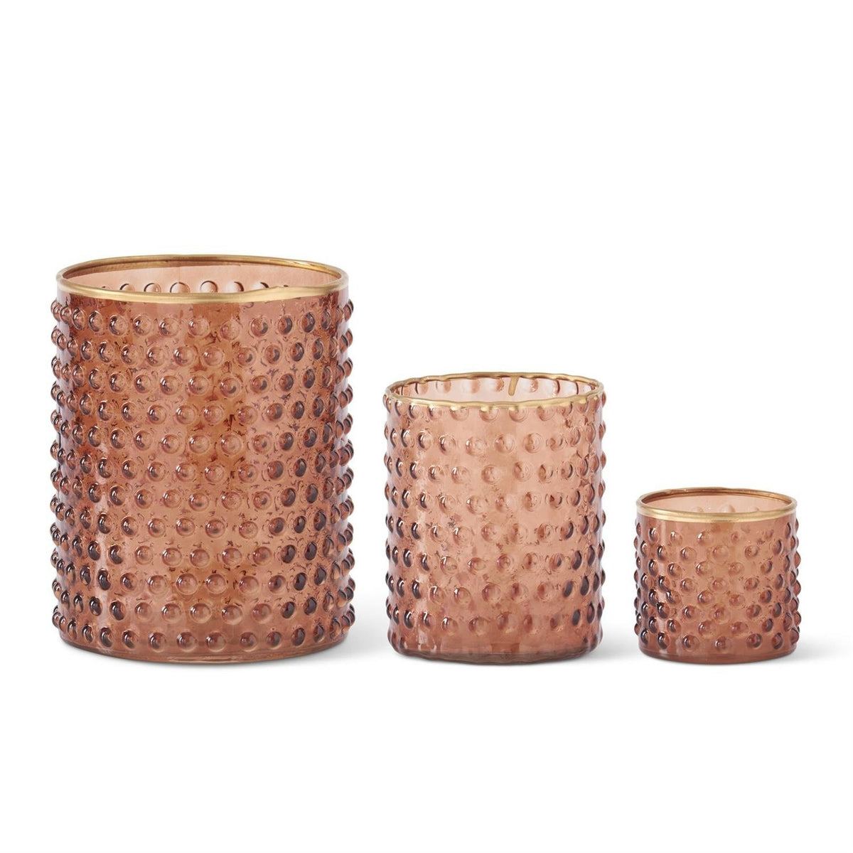Large Brown Dot Embossed Container — alternate view 2