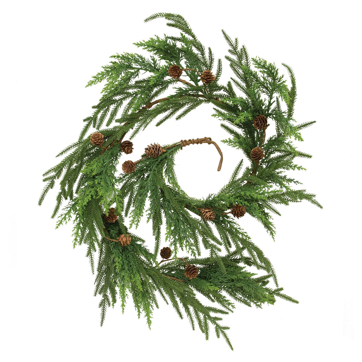 Soft Needle Pine & Cones Garland — alternate view 2