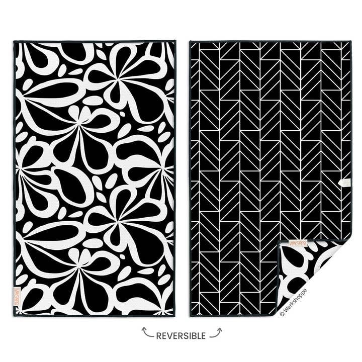 Mod Floral Microfiber Kitchen Towel — alternate view 2