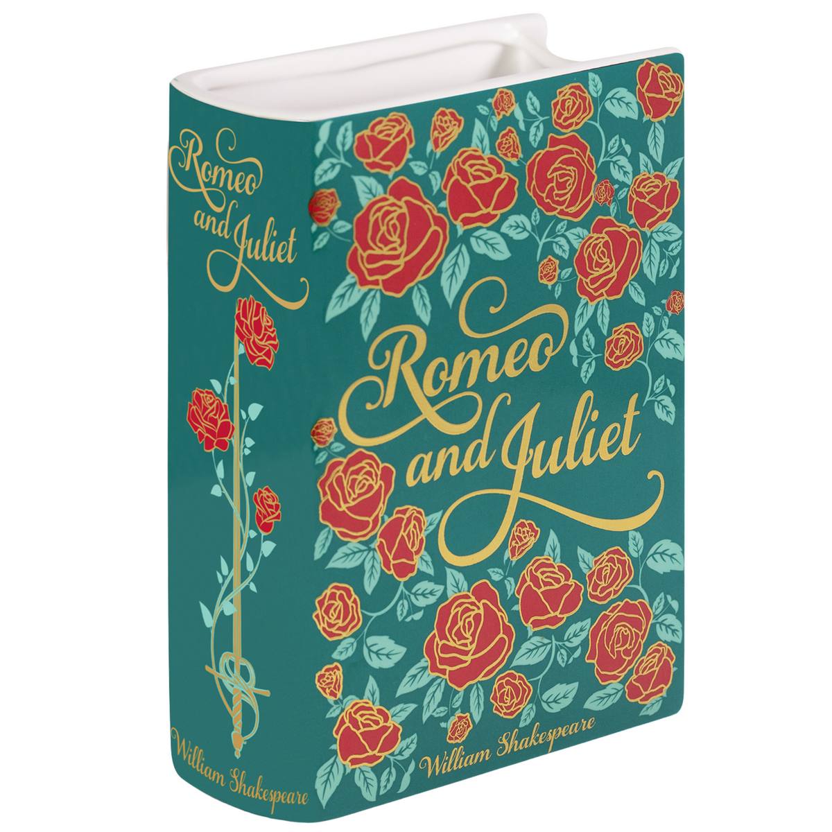 Large Book Vase, Romeo and Juliet — alternate view 2