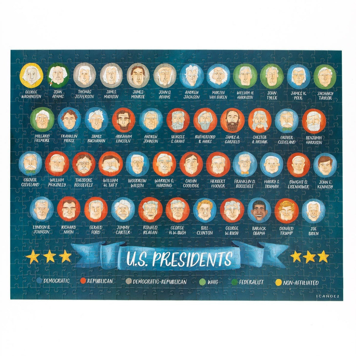 U.S. Presidents Puzzle — alternate view 3