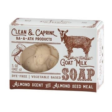Almond Goat Milk 5oz Pressed Bar Soap