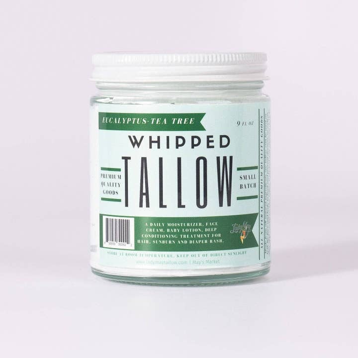 Eucalyptus Tea Tree Whipped Tallow (9oz.)