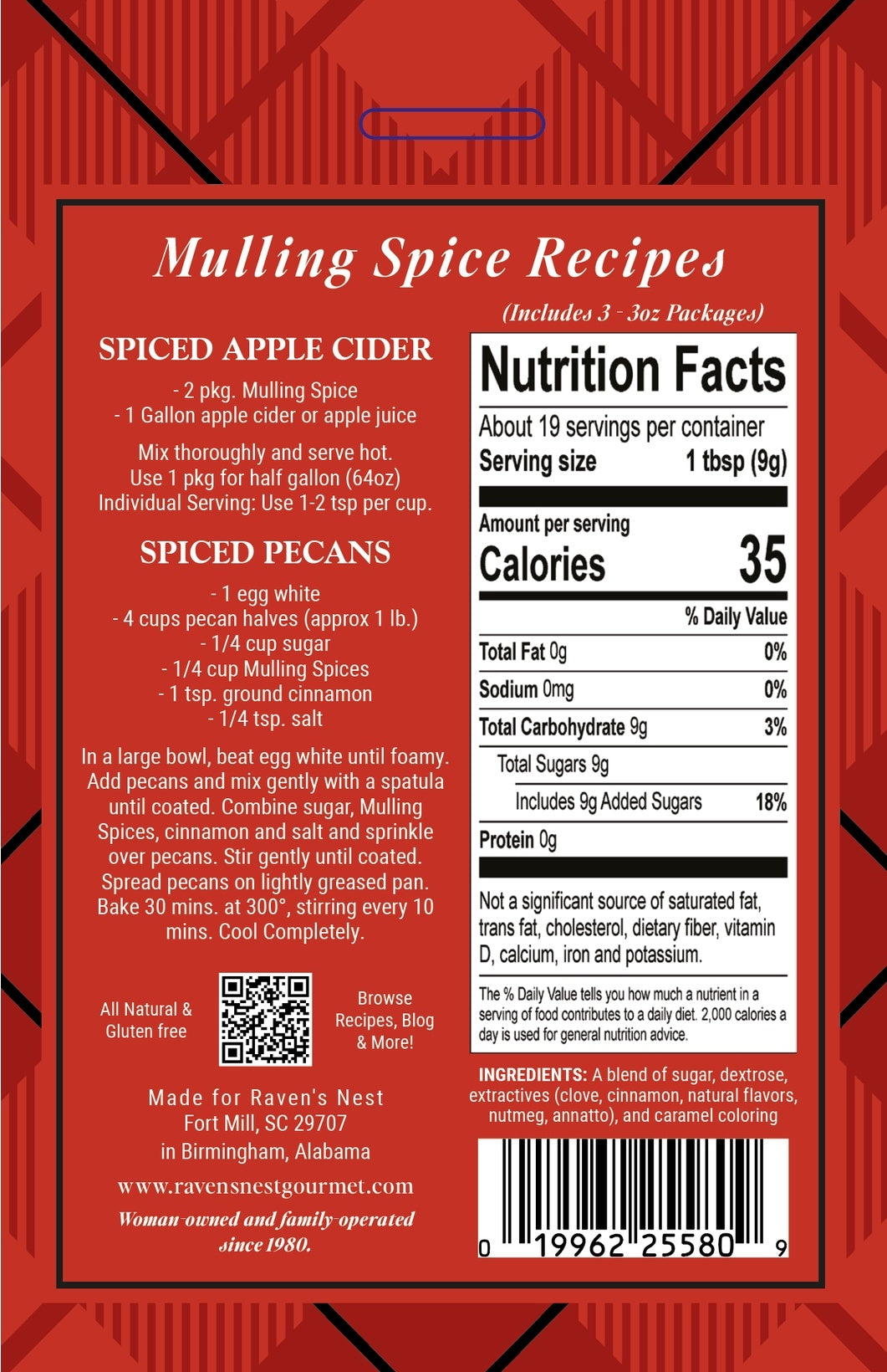 Mulling Spice Gift Box - Holiday — alternate view 3