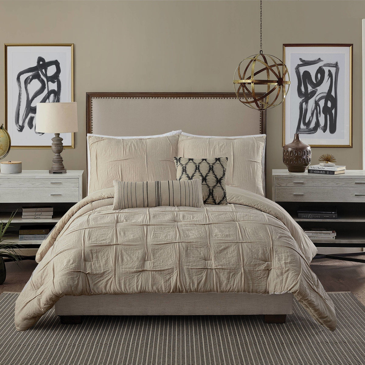 Natural Instincts Stripe Pillow — alternate view 4