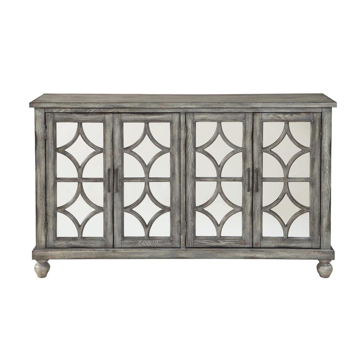 Catskill Grey 4 Door Media Credenza — alternate view 3