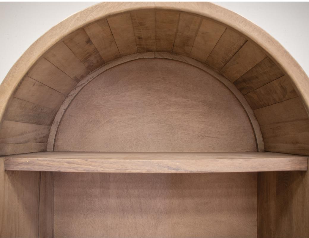 Natural Parota Bookcase — alternate view 2