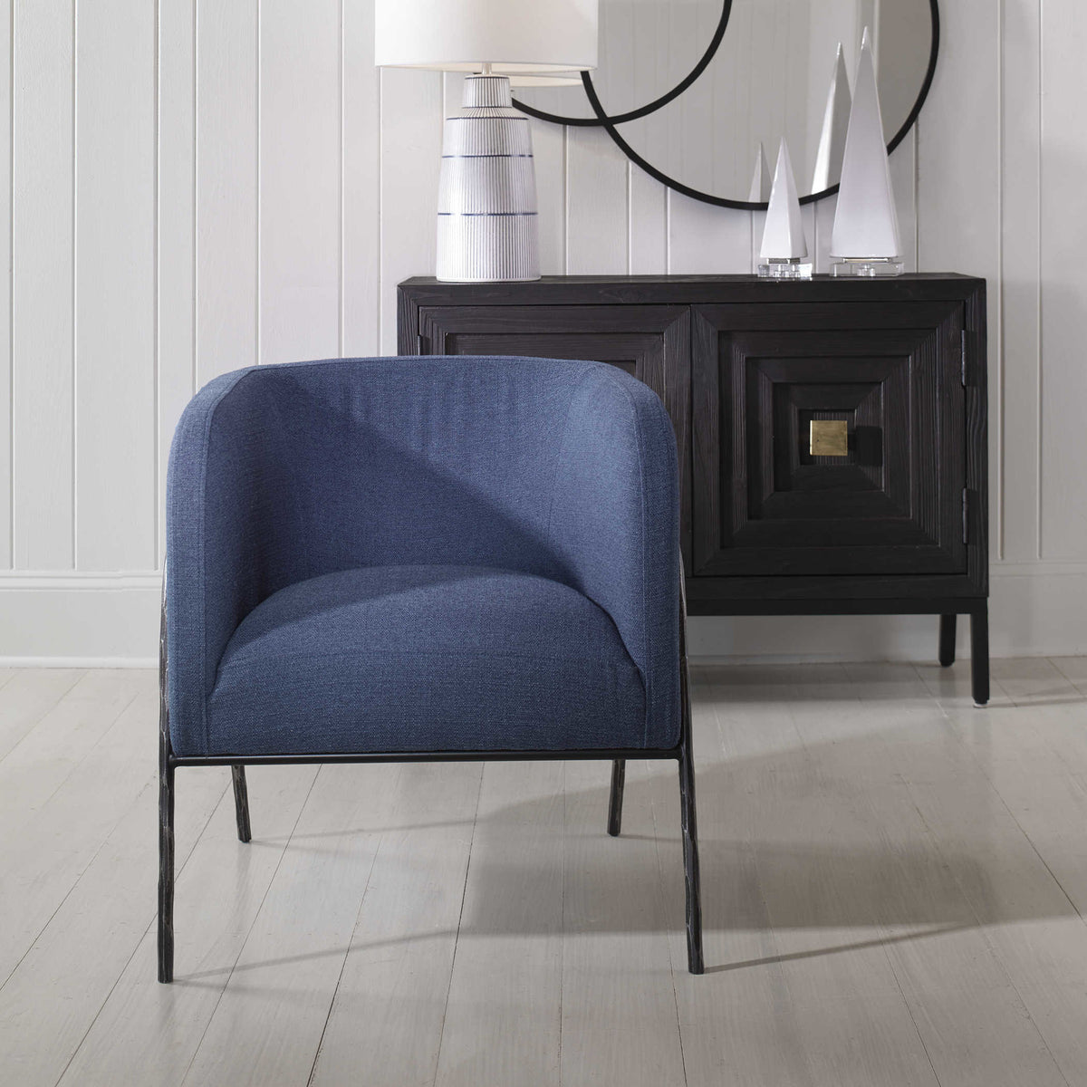 Jacobsen Accent Chair, Denim — alternate view 3