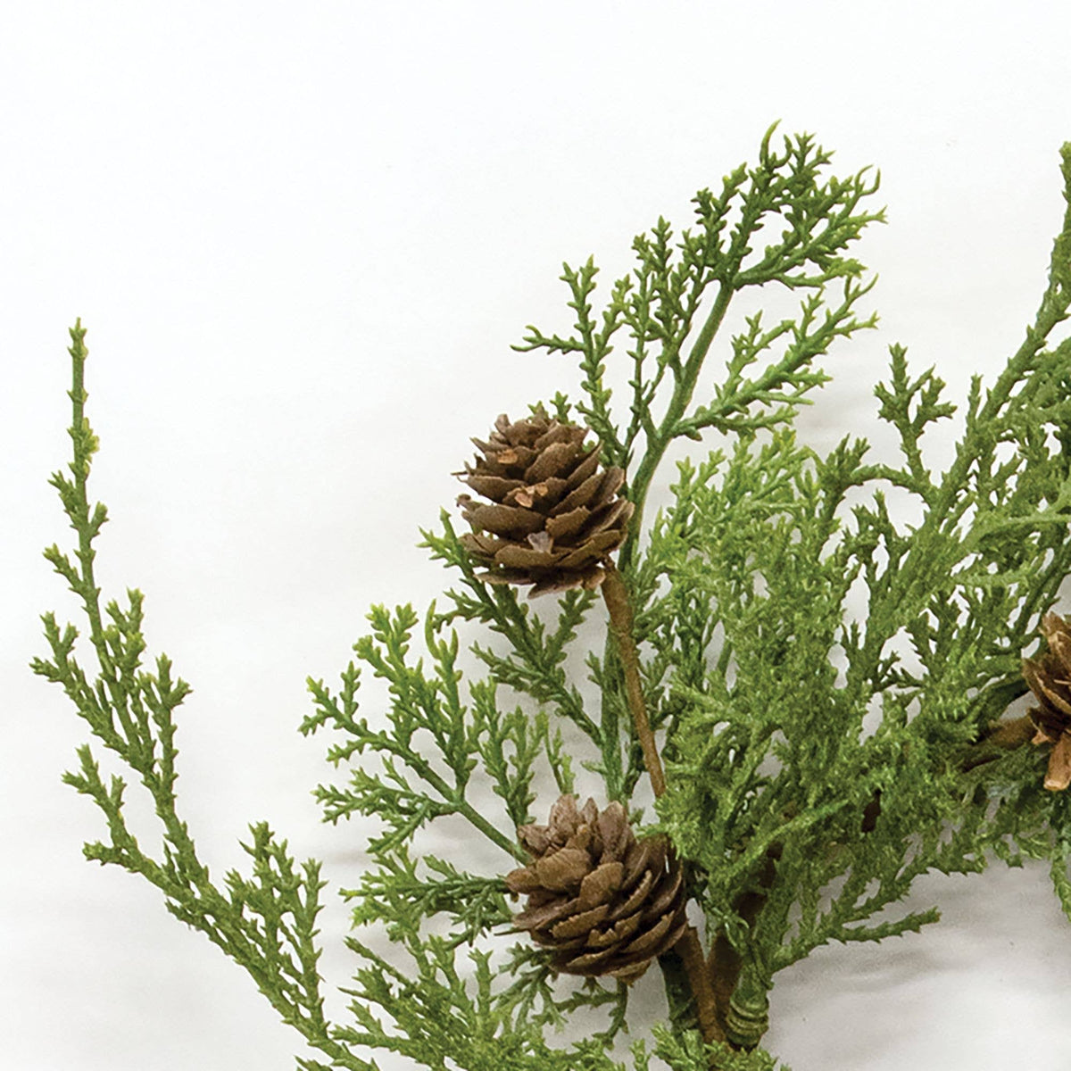 Western Cedar & Pinecone Candle Ring — alternate view 2