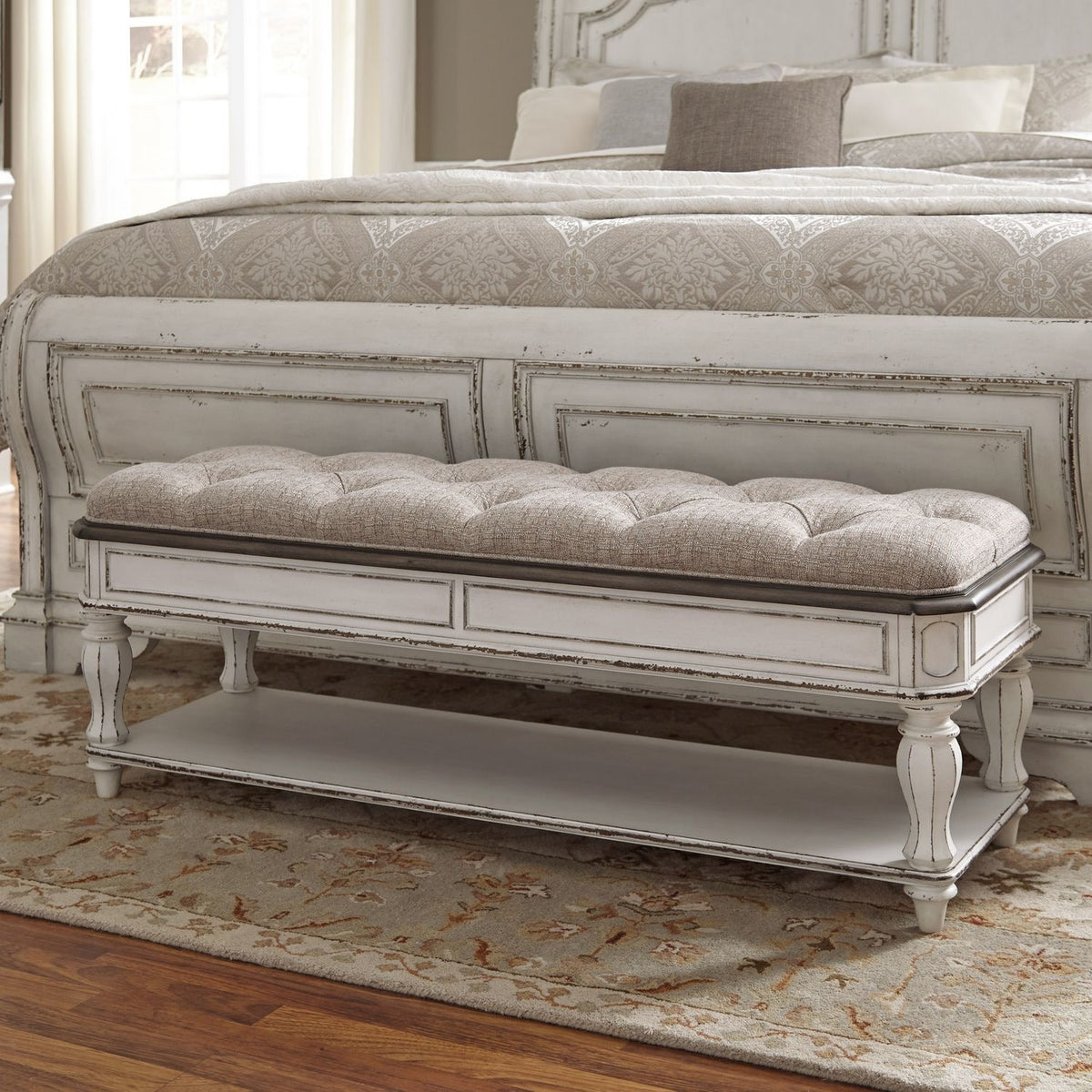 Magnolia Manor Bed Bench — alternate view 5