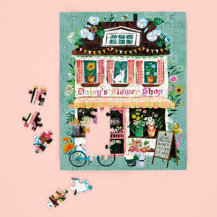 Daisy's Flower Shop 100 Piece Puzzle Snax — alternate view 2