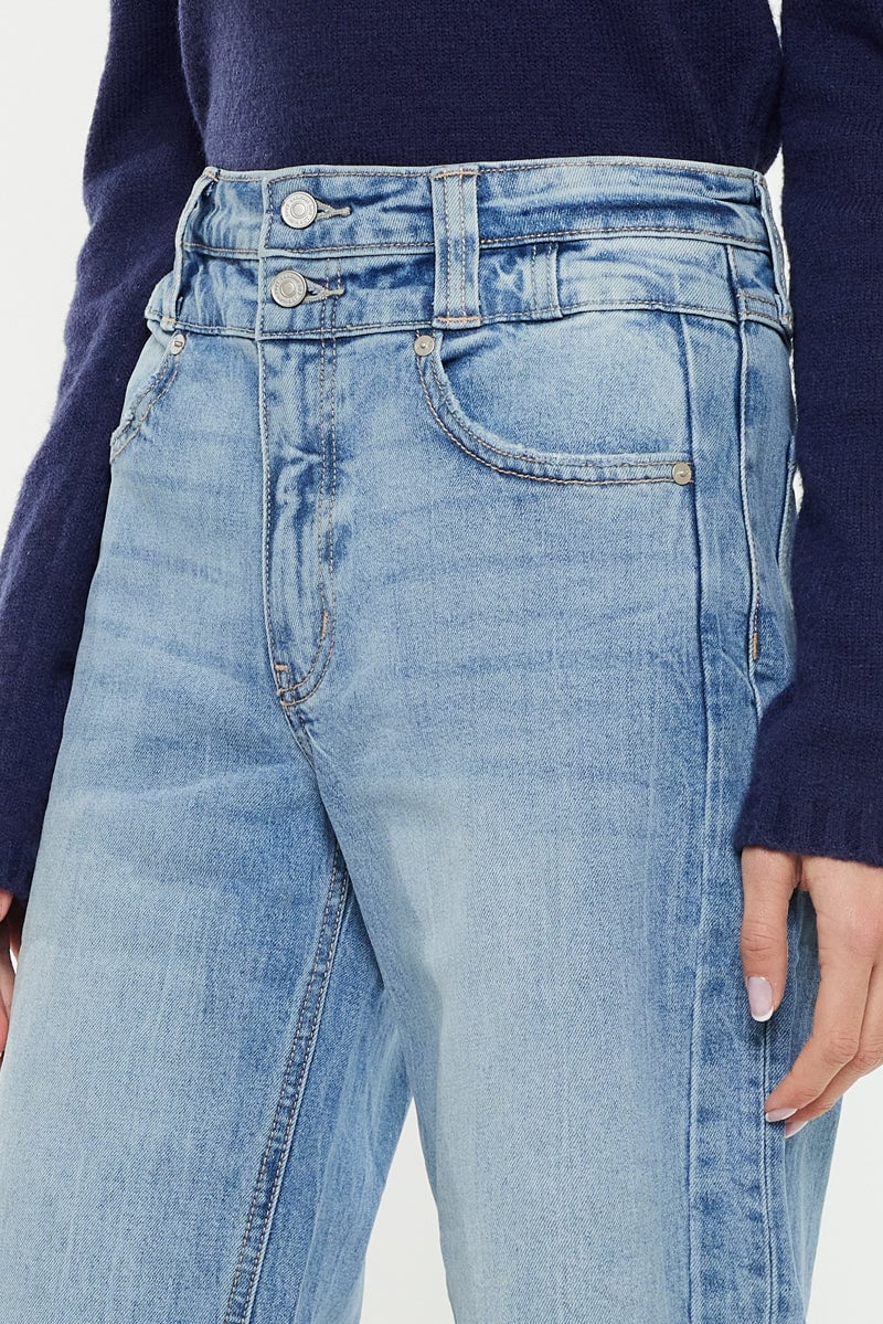 Gretchen Ultra High Rise Wide Leg Jeans Medium — alternate view 5