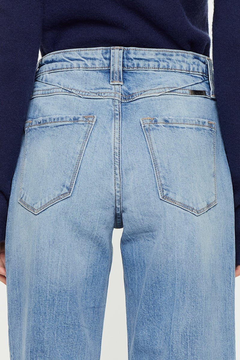 Gretchen Ultra High Rise Wide Leg Jeans Medium — alternate view 6