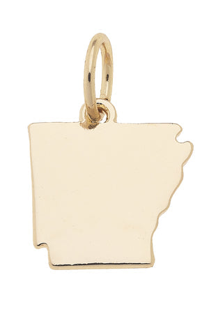 Shiny Gold Charm Arkansas