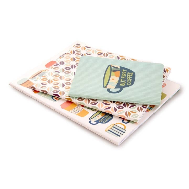 But First Coffee Stitched Notebook Set — alternate view 3
